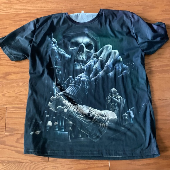 Unbranded Unisex Adult Death Reaper T-Shirt / Black Size XXL - Picture 1 of 4